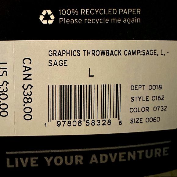 NWT Eddie Bower L t-shirt in sage green color short sleeve. - Picture 2 of 3